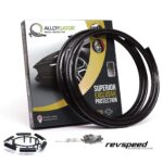 AlloyGator Exclusive Alloy Wheel Rim Protection Band System Set of 4 rings 12" to 24" (Black)
