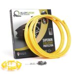 AlloyGator Exclusive Alloy Wheel Rim Protection Band System Set of 4 rings 12" to 24" (Yellow)