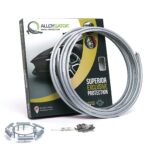 AlloyGator Exclusive Alloy Wheel Rim Protection Band System Set of 4 rings 12" to 24" (Silver)