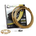 AlloyGator Exclusive Alloy Wheel Rim Protection Band System Set of 4 rings 12" to 24" (Gold)