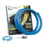AlloyGator Exclusive Alloy Wheel Rim Protection Band System Set of 4 rings 12" to 24" (Sky Blue)