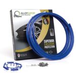 AlloyGator Exclusive Alloy Wheel Rim Protection Band System Set of 4 rings 12" to 24" (Blue)