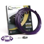 AlloyGator Exclusive Alloy Wheel Rim Protection Band System Set of 4 rings 12" to 24" (Purple)