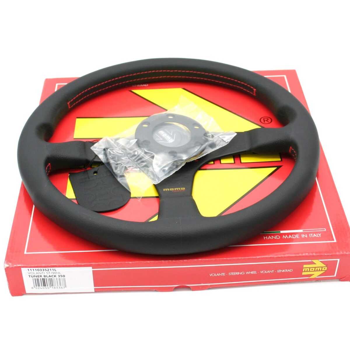 MOMO Tuner Black 350mm Steering Wheel