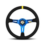 MOMO Mod. 08 Suede Blue 350mm Steering Wheel