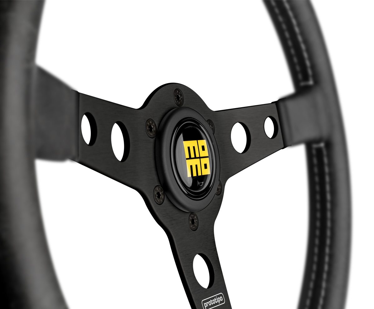 MOMO Heritage Prototipo Black 350mm Steering Wheel