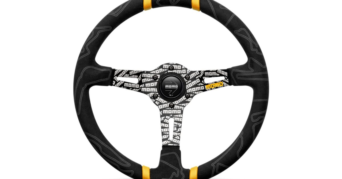MOMO ULTRA Black 350mm Steering Wheel