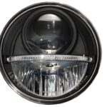 NCC Nolden 7" Gen2 (177mm) Sealed Beam Bi-LED Black Matte Headlight (RHD)