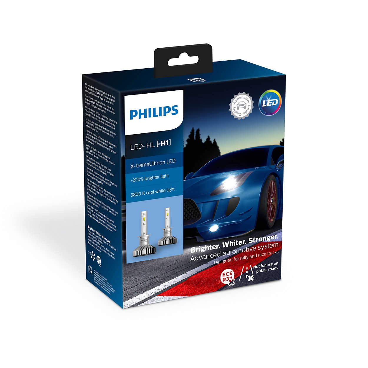 PHILIPS Ultinon LED 6200K H7 Bulbs