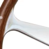 5038-39-3000-2 NARDI ND Anni '50 Steering Wheel 380mm - Wood / Polished Spokes