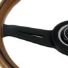 5061-33-2000-6 NARDI ND Classic Steering Wheel 330mm - Mahogany Wood / Black Spokes