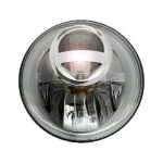 NCC Nolden 7" Gen1 (177mm) Sealed Beam Bi-LED Chrome Headlight — Single Unit