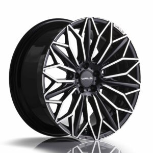 WALD 20" KAEDE Black Polished Casted 1PC Wheel