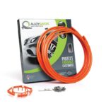 AlloyGator INTER Alloy Wheel Rim Protection Band System Set of 4 rings 12" to 19" (Orange)
