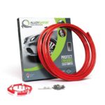 AlloyGator INTER Alloy Wheel Rim Protection Band System Set of 4 rings 12" to 19" (Red)