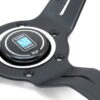 NARDI ND Deep Corn Steering Wheel 330mm - Mahogany Wood / Black Spokes