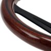 NARDI ND Deep Corn Steering Wheel 350mm - Mahogany Wood / Black Spokes
