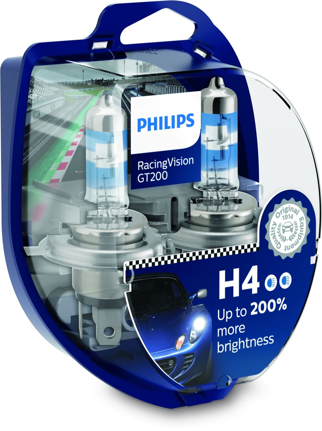 PHILIPS Ultinon LED 6200K H4 Bulbs