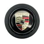 Porsche Steering Wheel Horn Push Button 58mm - Round Lip Large Crest