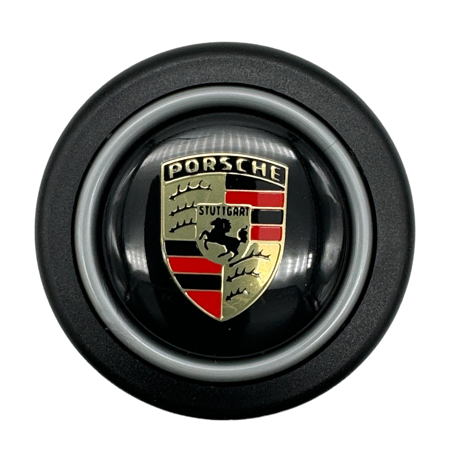 Porsche Silver Ring Horn Button_1