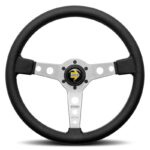 Zoom MOMO Prototipo Steering Wheel - Black Leather Black Spokes 370mm MOMO Prototipo Steering Wheel - Black Leather Black Spokes 370mm MOMO Prototipo Steering Wheel - Black Leather Black Spokes 370mm MOMO Prototipo Steering Wheel - Black Leather Black Spokes 370mm MOMO PROTOTIPO STEERING WHEEL - BLACK LEATHER SILVER SPOKES 370MM
