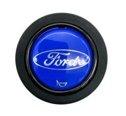 Ford Blue Steering Wheel Horn Push Button 58mm - Round Lip