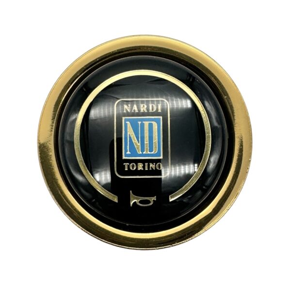 Nardi ND Classic GOLD Steering Wheel Horn Push Button - 1/C Single Contact