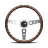 Indy-Anniversario-02 MOMO Indy ANNIVERSARIO Steering Wheel 350mm - Wood Polished Spokes