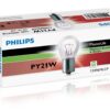 100056.jpg PY21W 24V 21W BAU15s yellow Master Life 1 pc. Philips