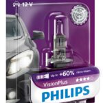H1 12V 55W P14.5s Vision Plus +60% 1 piece blister Philips