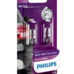 WBT10 6W 12V 3W W2.1x9.5d blister 2 pcs. Philips