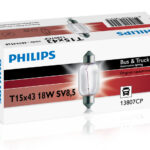 SV8.5 24V 18W T15x43mm festoon long 1 piece Philips