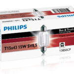 SV8.5 24V 15W T15x43mm festoon long 1 piece Philips