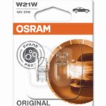 W21W 12V 21W W3x16d 2 pieces blister OSRAM