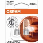 W3W 12V 3W W2.1x9.5d blister pack of 2 OSRAM