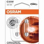 C5W 12V 5W SV8.5-8 festoon 2 pieces blister OSRAM