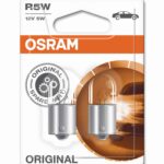 R5W 12V 5W BA15s 2 pieces blister OSRAM