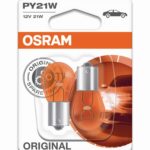 PY21W 12V 21W BAU15s (yellow) blister 2 pcs. OSRAM