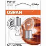 P21W 12V 21W BA15s 2 pieces blister original OSRAM
