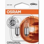 5W 12V BA9s 2 pieces blister OSRAM