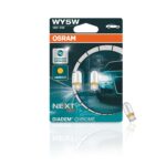 WY5W 12V 5W W2.1x9.5d Diadem Chrome NextGen 2 pieces blister OSRAM
