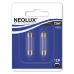 C5W 12V 5W SV8.5-8 36mm festoon 2 pcs. blister NEOLUX