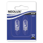 W5W 12V 5W W2.1x9.5d 2 pieces blister NEOLUX