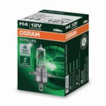 H4 12V 60/55W P43t ULTRA LIFE 4 year guarantee 1 piece folding box OSRAM