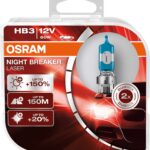 HB3 12V 60W P20d NIGHT BREAKER® LASER +150% more brightness 2 pieces OSRAM