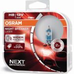 H8 12V 35W PGJ19-1 NIGHT BREAKER® LASER +150% more brightness 2 pcs OSRAM