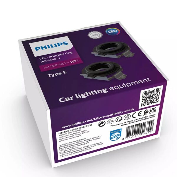 LED Connector rings [~H7] Type E - Accessories for LED HL 2 pcs. Philips