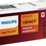 3W 24V SV6 27mm festoon 1pc Philips