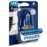 H4 24V 75/70W P43T 24V Halogen MasterDuty BlueVision 1St Philips