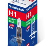 H1 24V 70W P14.5s Heavy Star 1 piece Tungsram